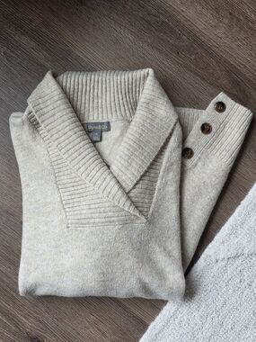 Style & Co. Shawl Collar Tunic Sweater